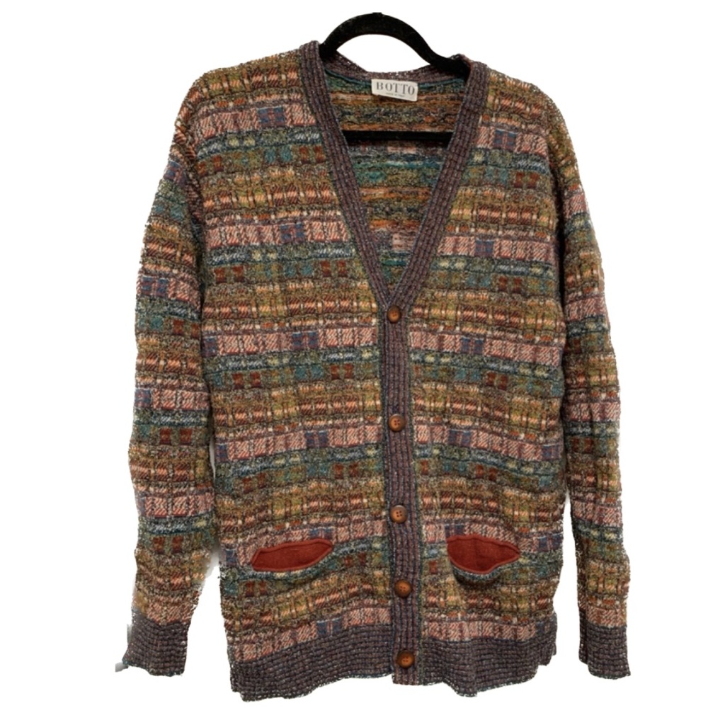 Vintage BOTTO colorful wool sweater